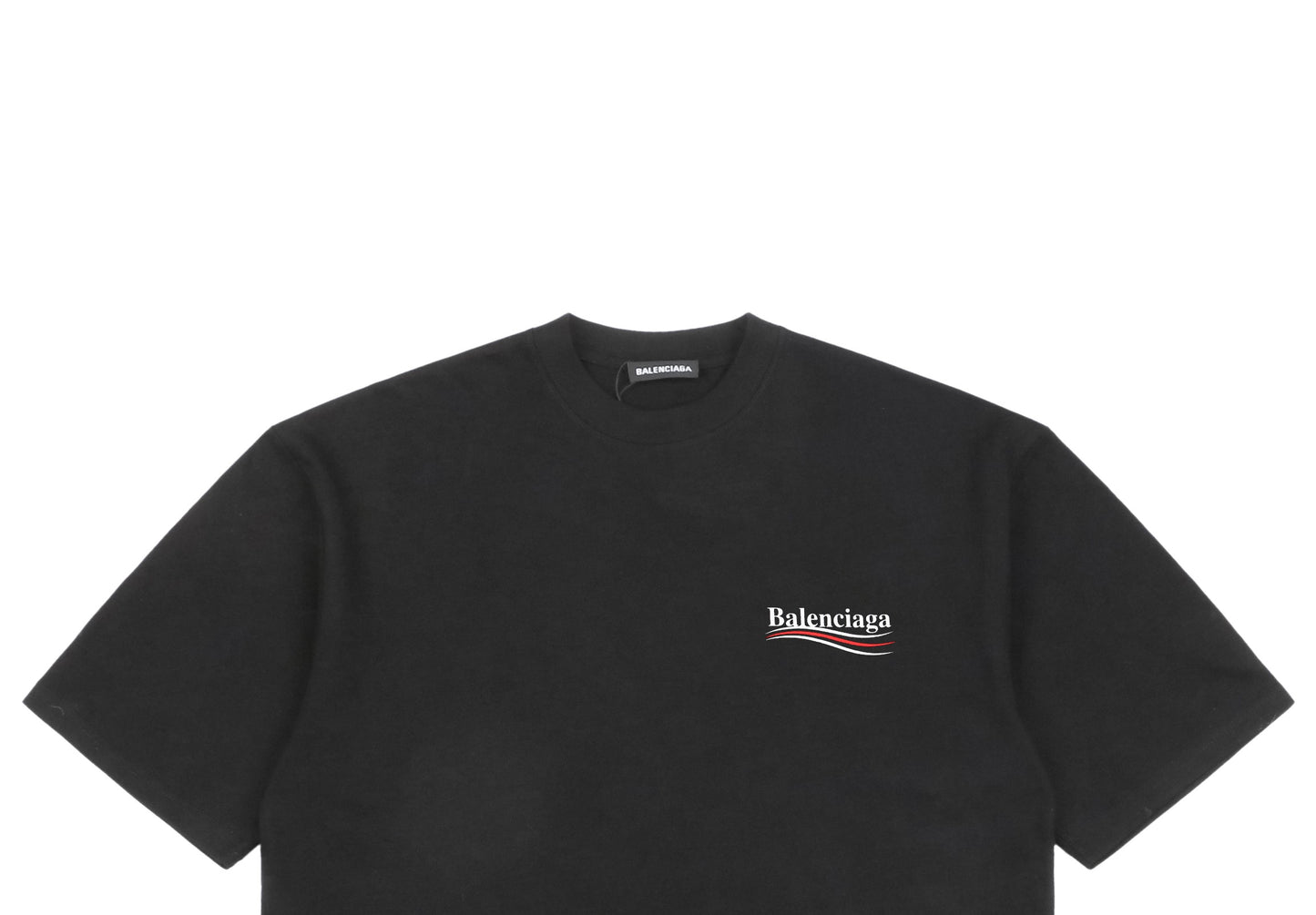 Balenci Political Campaign T-Shirt Black