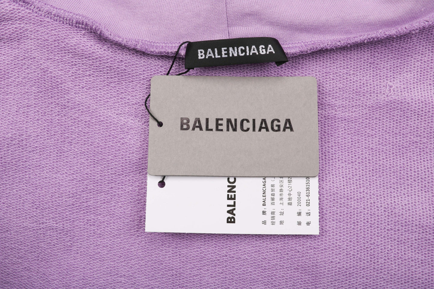 Balenci Political Campaign Hoodie Purple