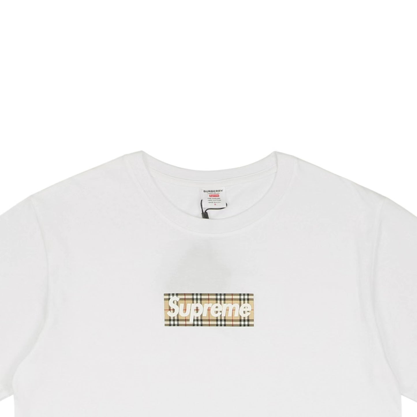 Burbrry x Supreme White T-Shirt