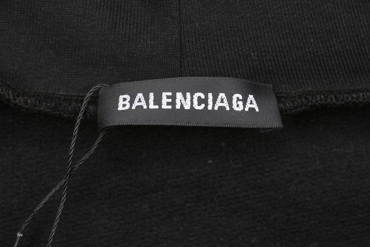 Balenci Black BB Logo Hoodie