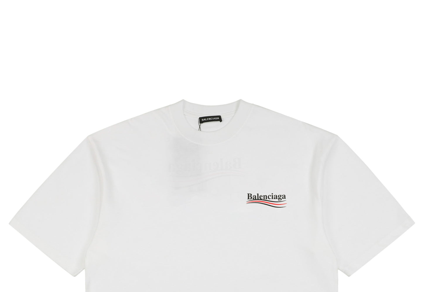 Balenci Political Campaign T-Shirt White