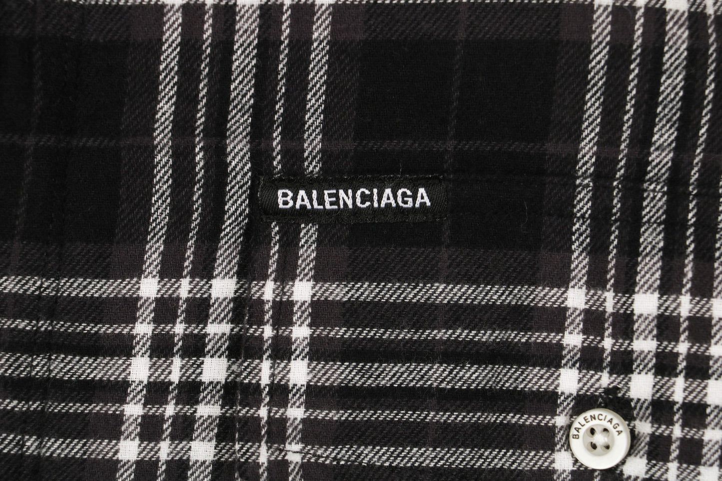 Balenci Checked Shirt