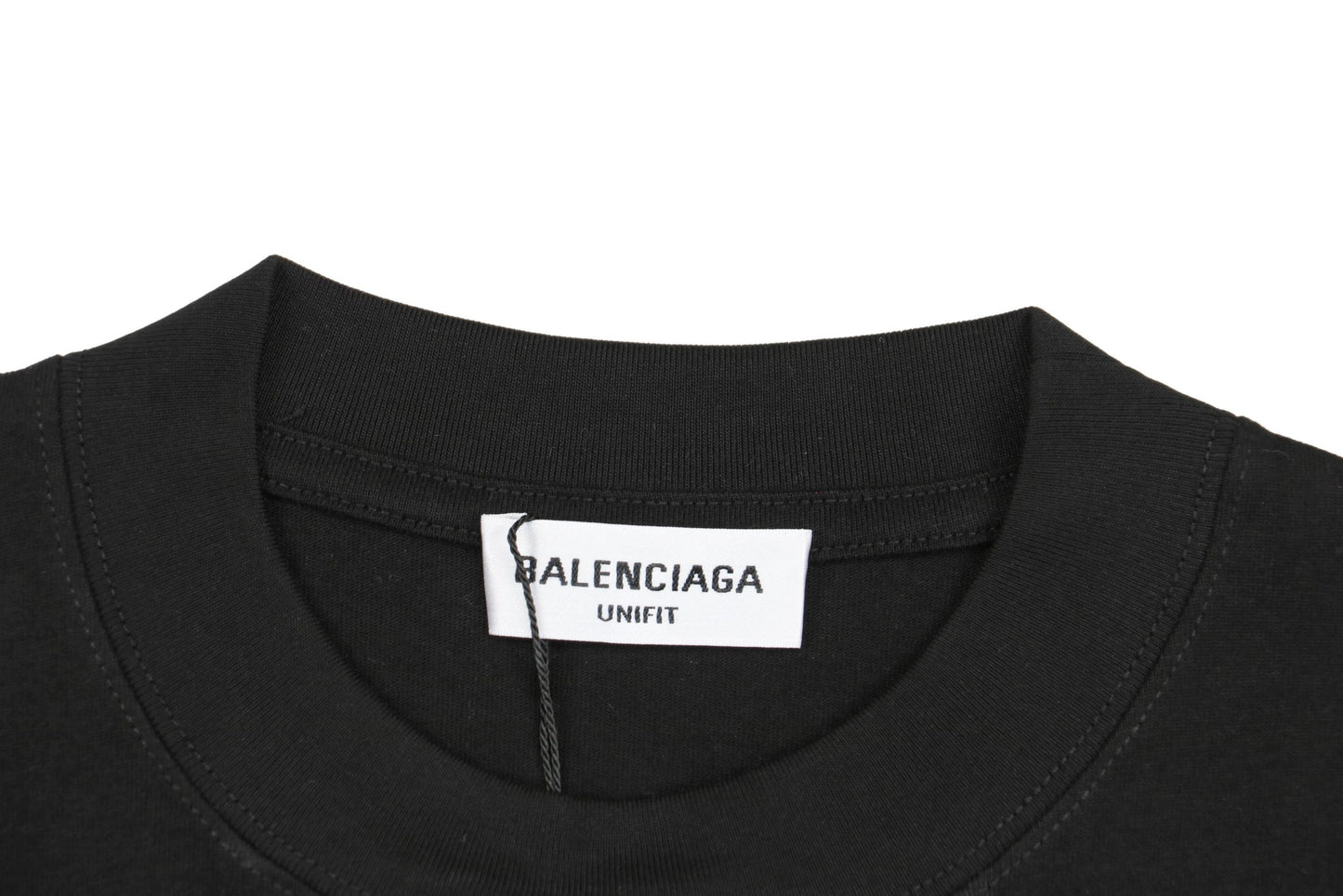 Balenci Drip Logo T-Shirt Black
