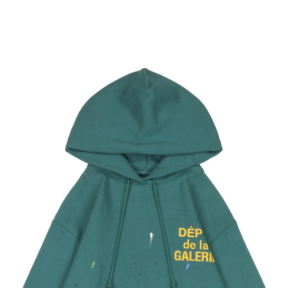 Gallery Dept Dark Green Hoodie