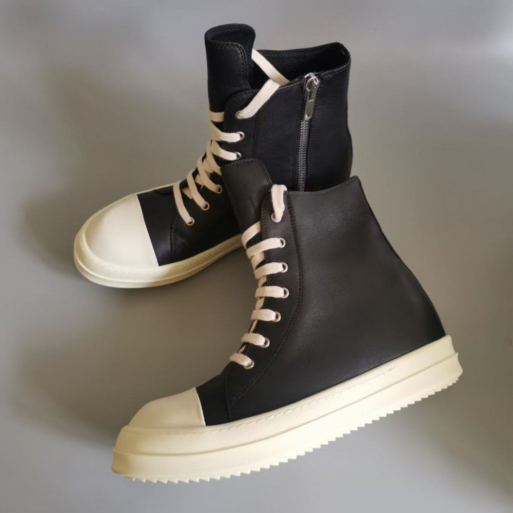 Vintage Green High Cut Trainers