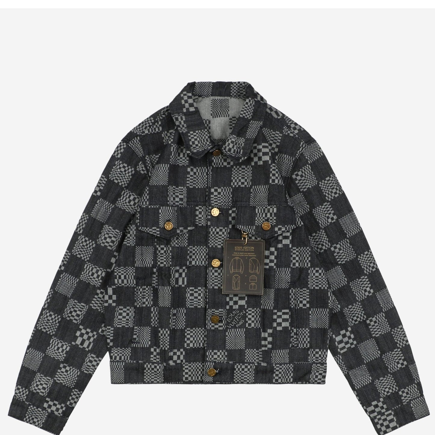 LV Black Jean Jacket