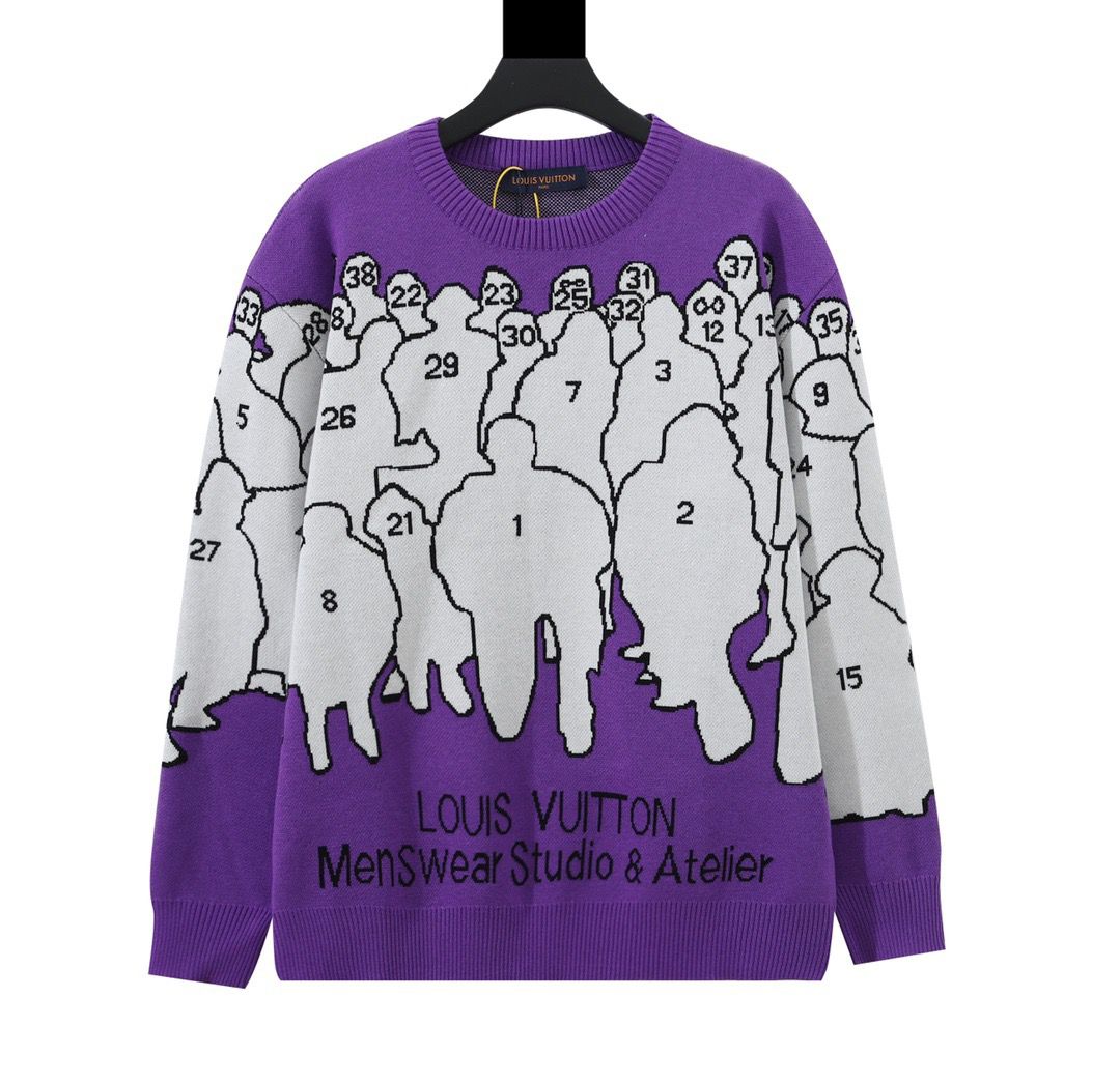 LV Purple Sweater