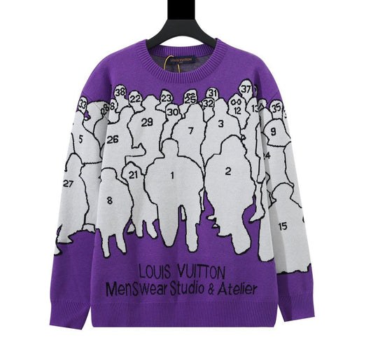 LV Purple Sweater