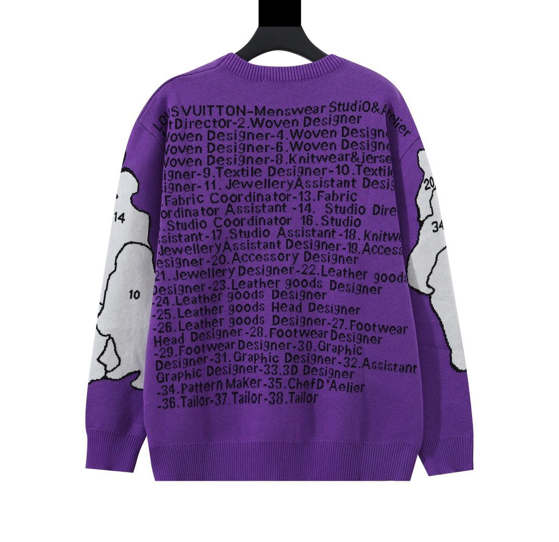 LV Purple Sweater