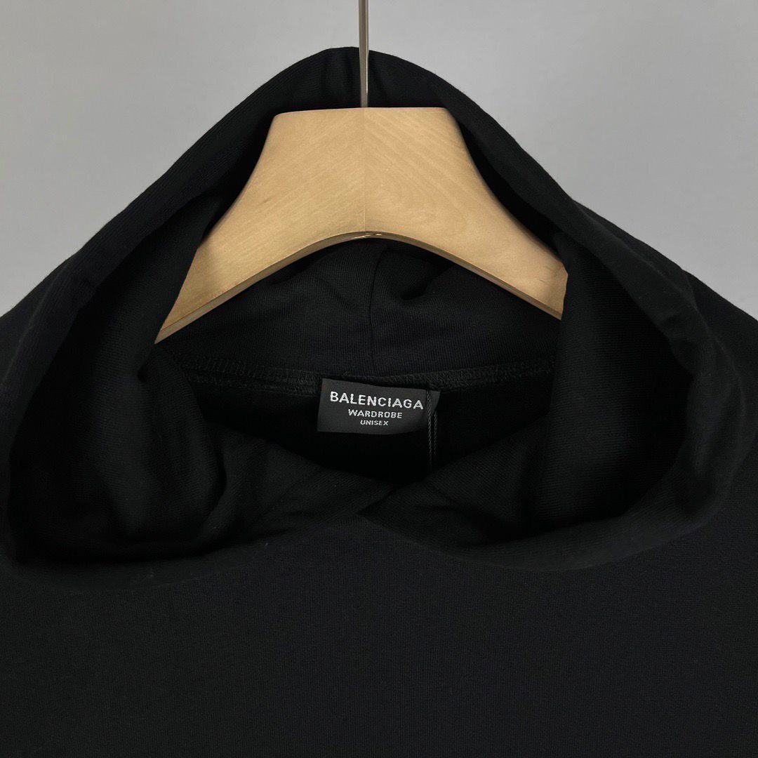 Balenci Black Hoodie