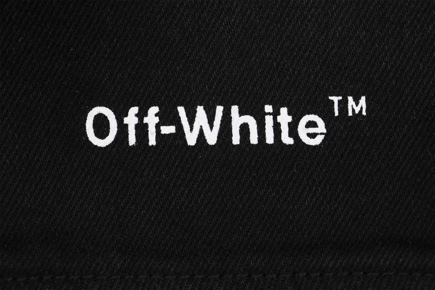 OW Black & White Jean Jacket
