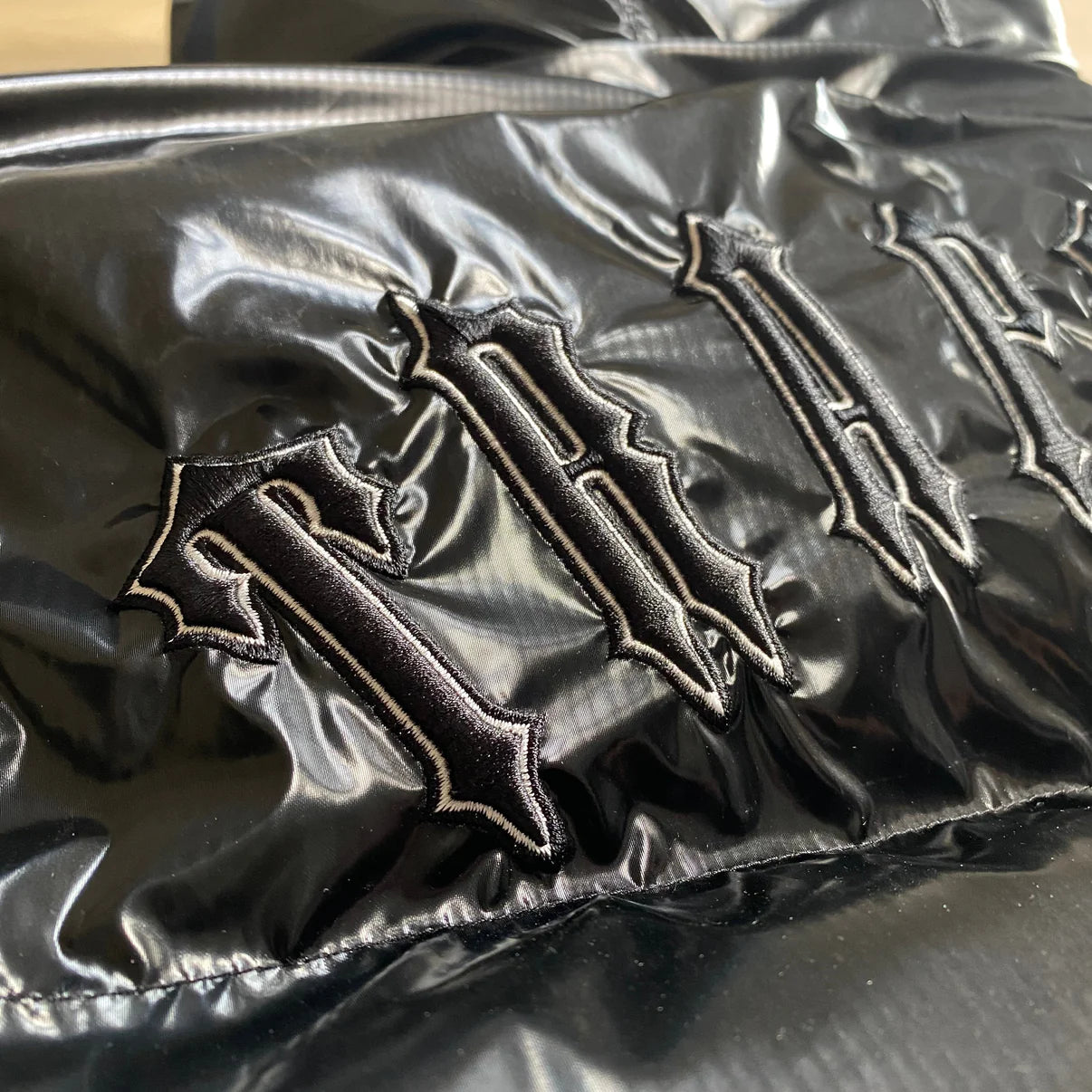 TS Shiny Black Irongate Jacket Detachable Hood