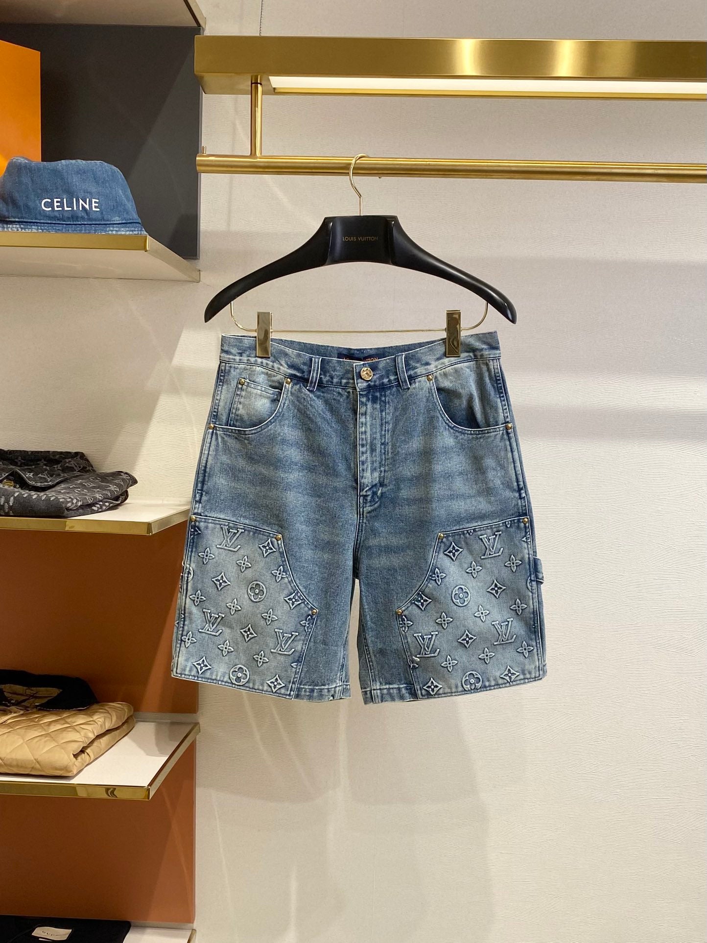 LV Jean Shorts