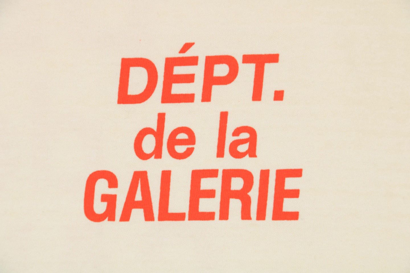 Gallery Dept French Logo Cream T-Shirt