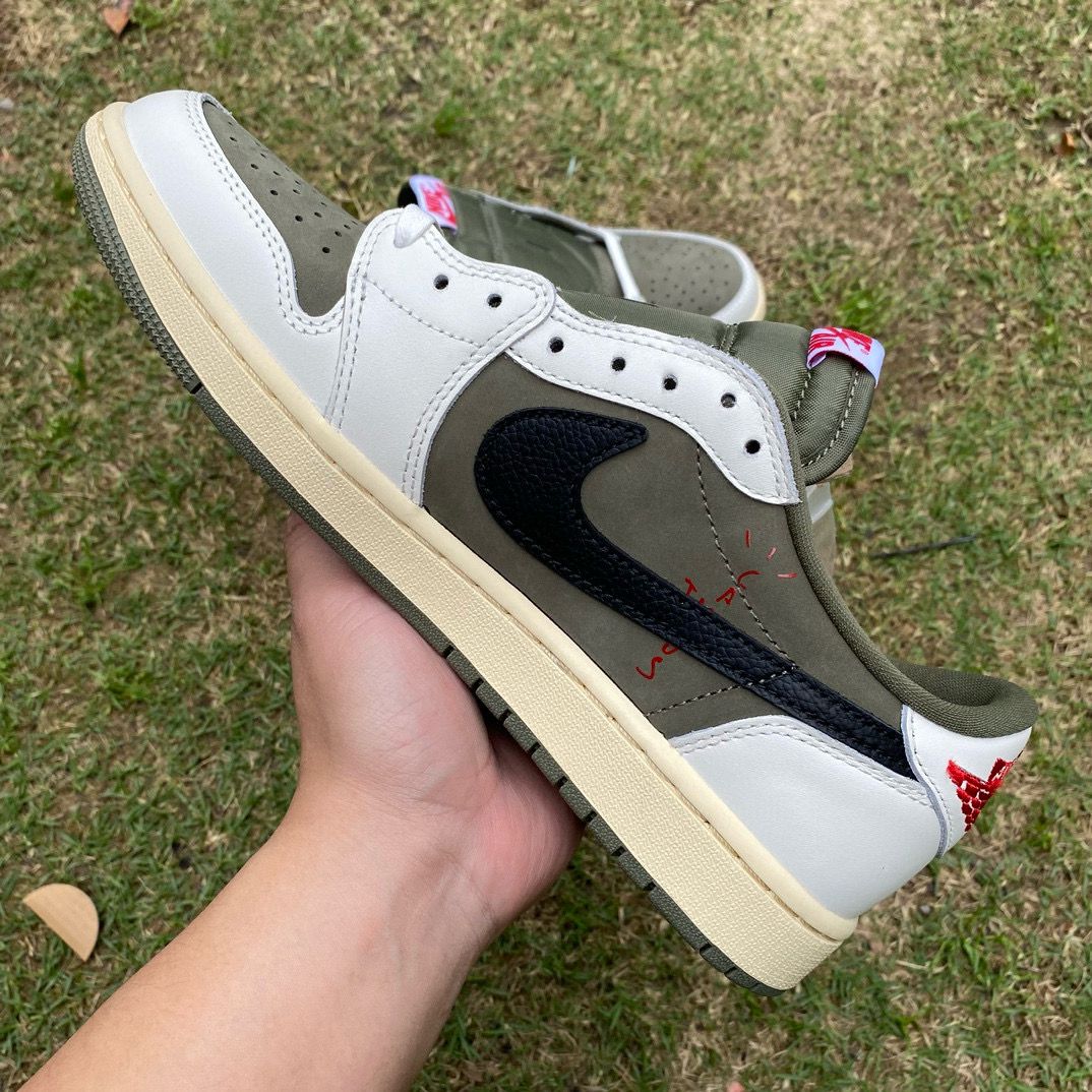 J1 Retro Low X Travis Scott Medium Olive