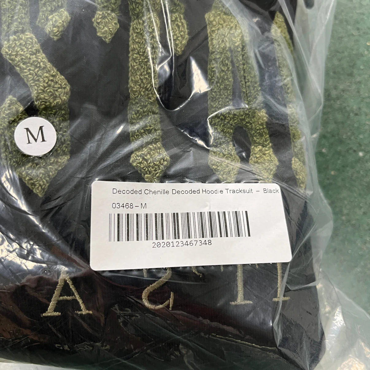 TS Decoding Chenille Sportswear - Army Green Embroidery