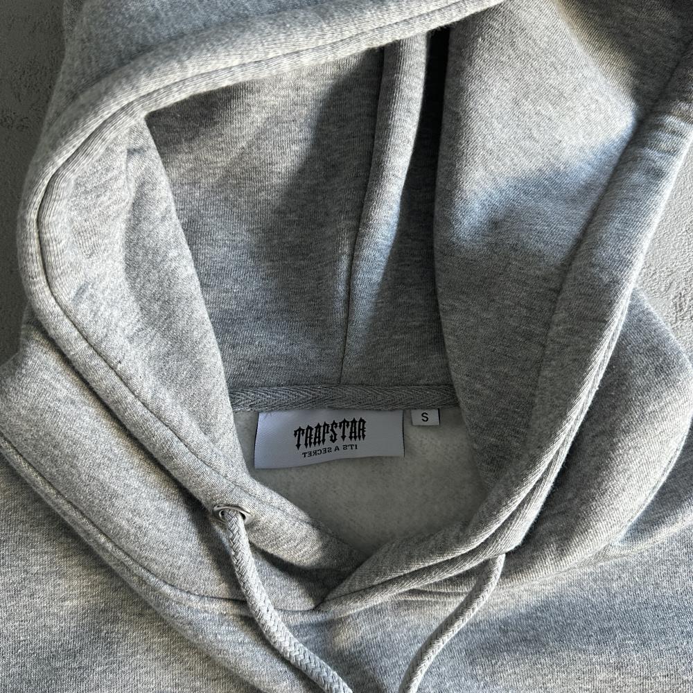 TS V Stripe Hoodie Tracksuit Grey