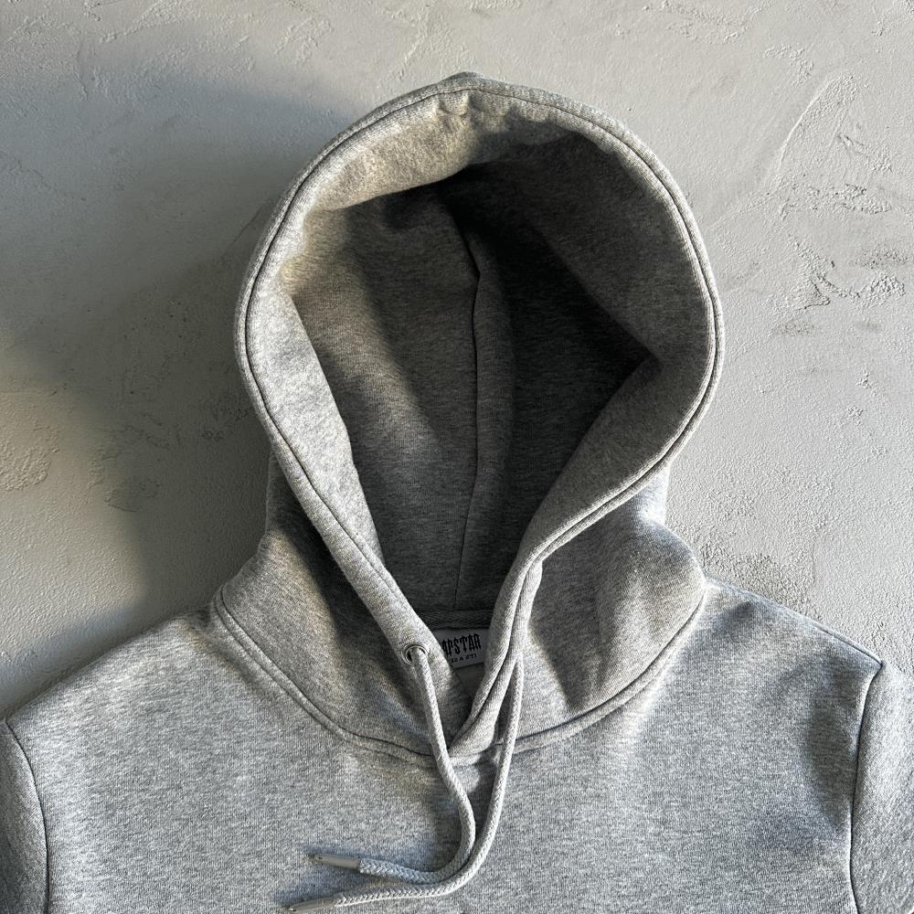 TS V Stripe Hoodie Tracksuit Grey