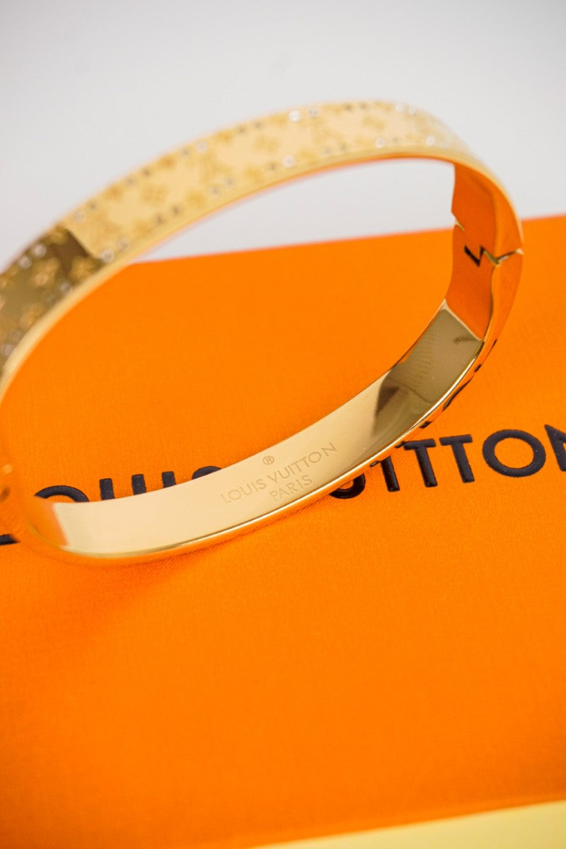 Gold Patterned Bangle