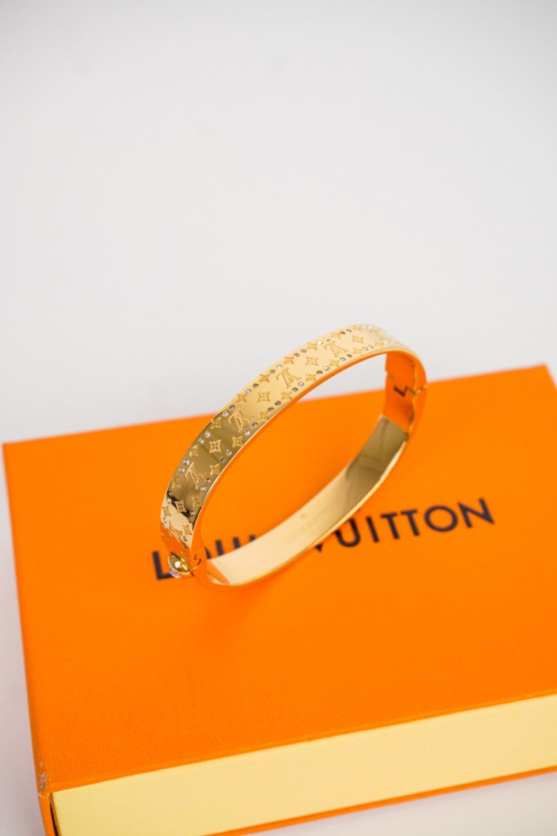 Gold Patterned Bangle