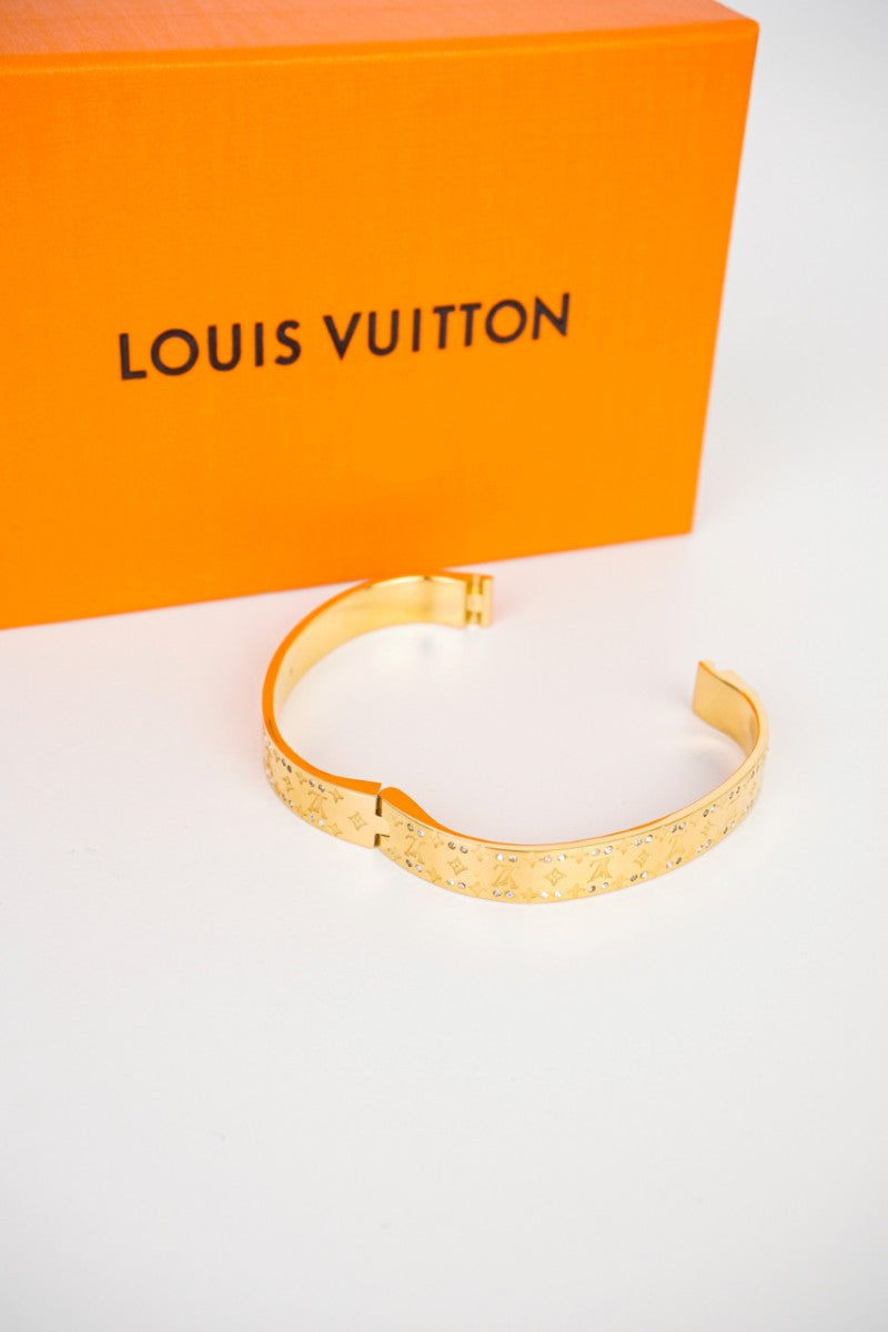 Gold Patterned Bangle