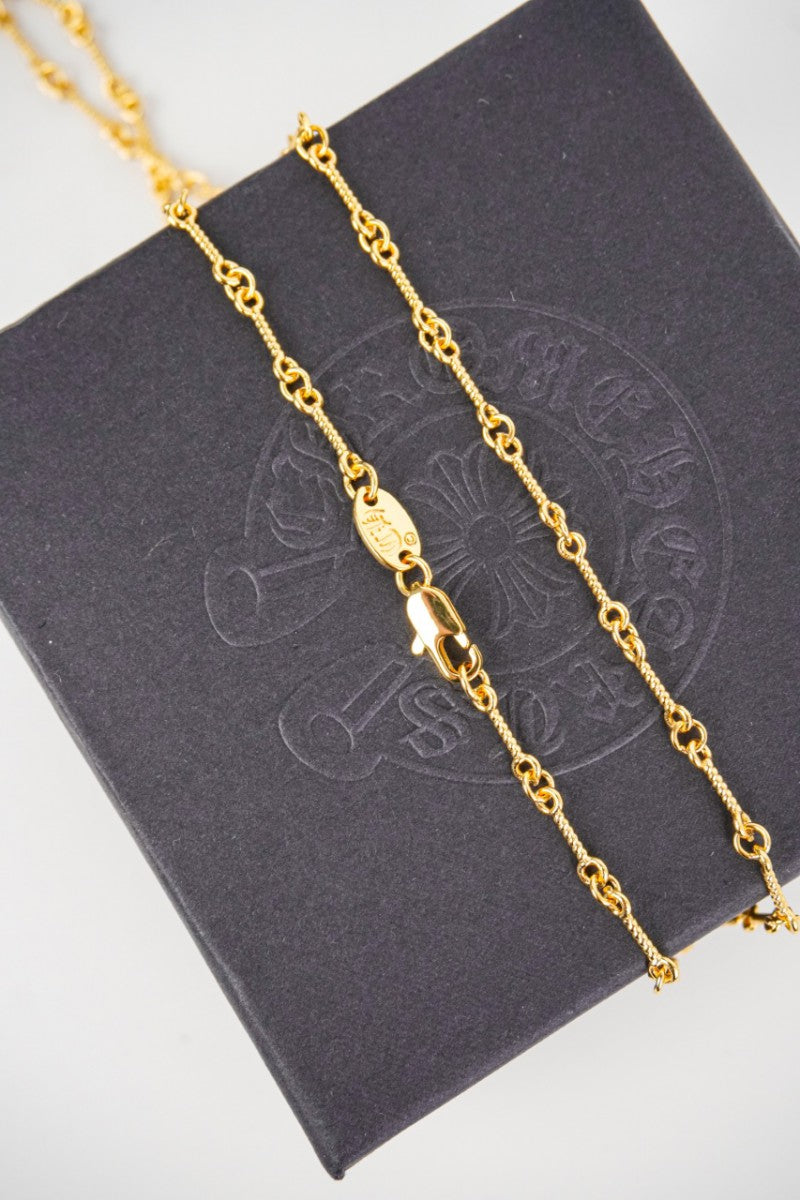 Gold Emerald Green Necklace