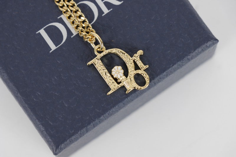 "D" Gold Necklace