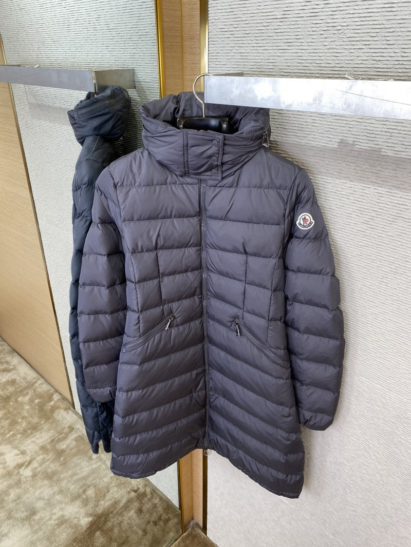 Monc Avocette Long Down Jacket Navy (W)