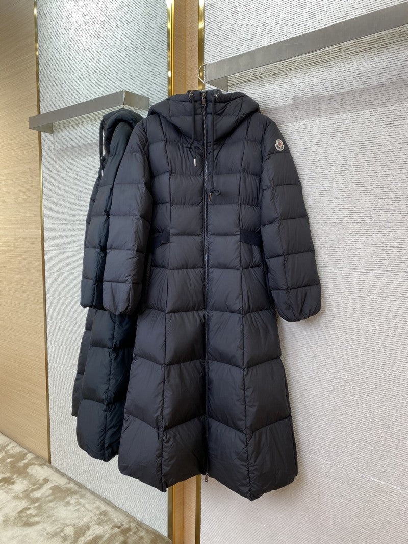 Monc Long Down Jacket Black (W)