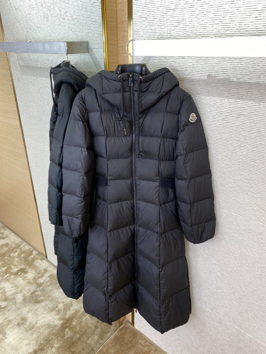 Monc Long Down Jacket Black (W)