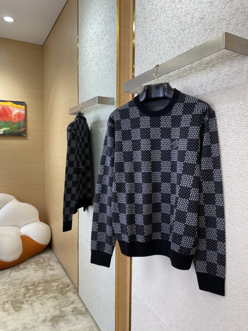 LV Damier Wool Crewneck