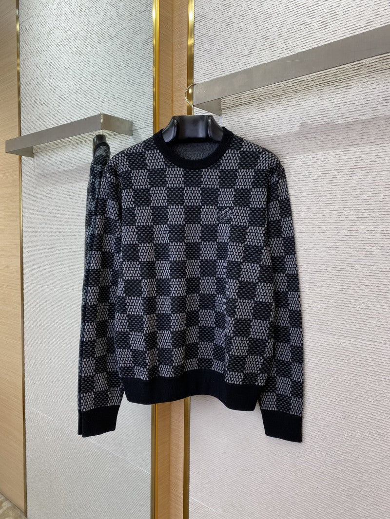 LV Damier Wool Crewneck