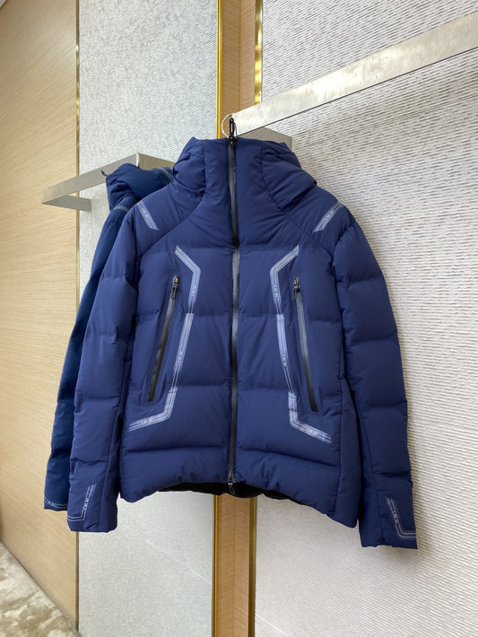 Navy Blue Puffer Jacket