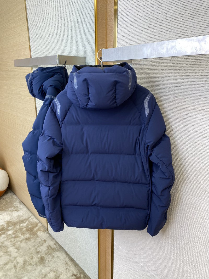 Navy Blue Puffer Jacket