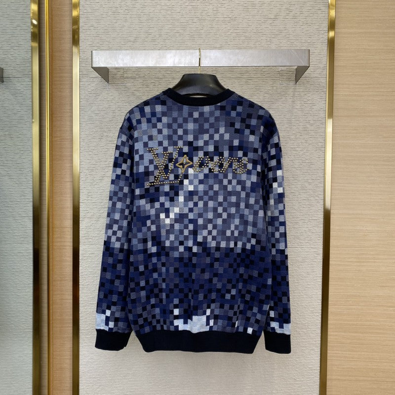 LV Vers Damoflage Jacquard Jumper