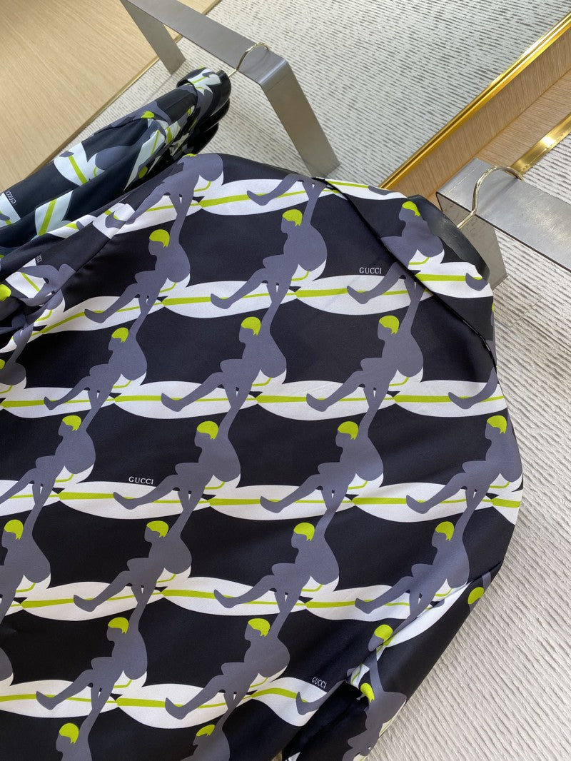 Surf Print Silk Shirt