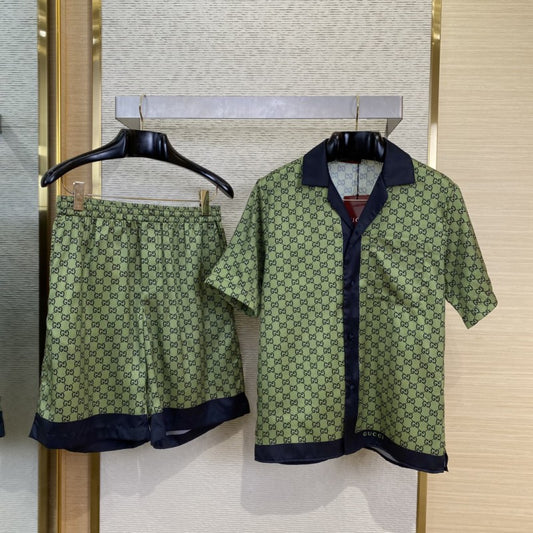 Silk Khaki Shirt