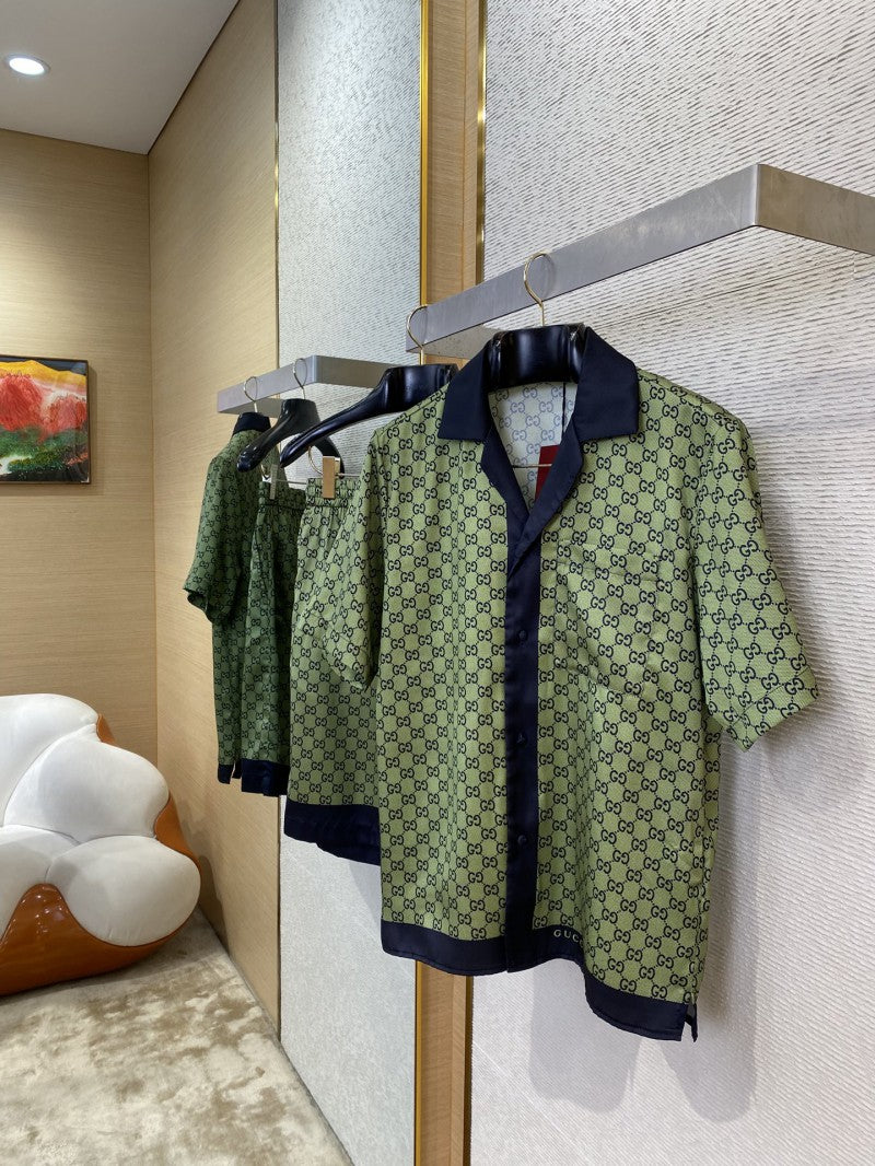 Silk Khaki Shirt