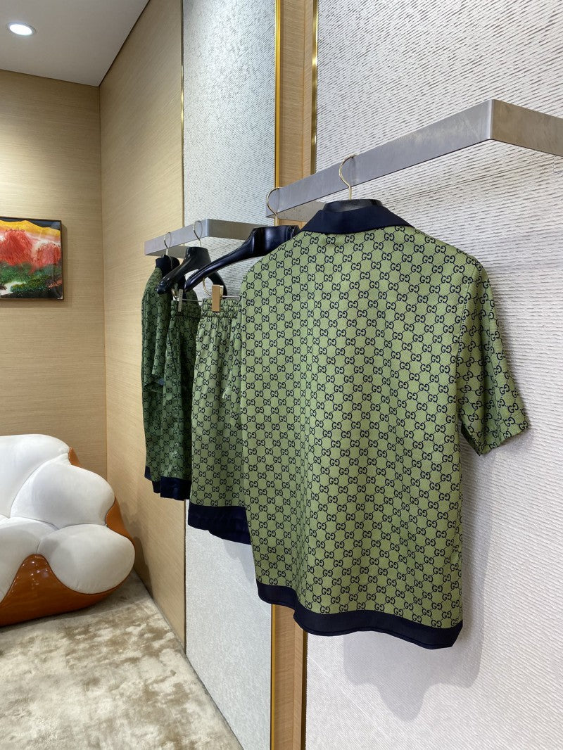 Silk Khaki Shirt