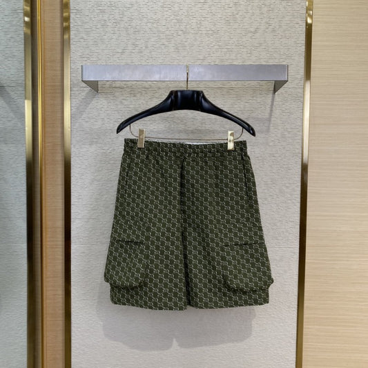 Jacquard Shorts Khaki