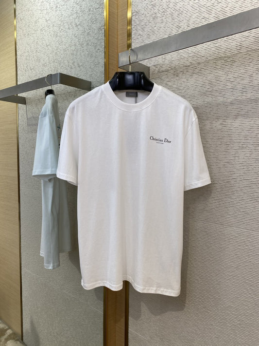 Suzuran Letter Print White T-Shirt