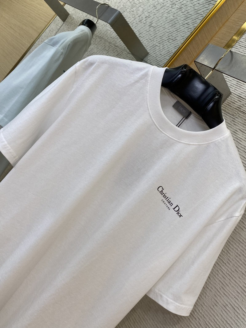Suzuran Letter Print White T-Shirt