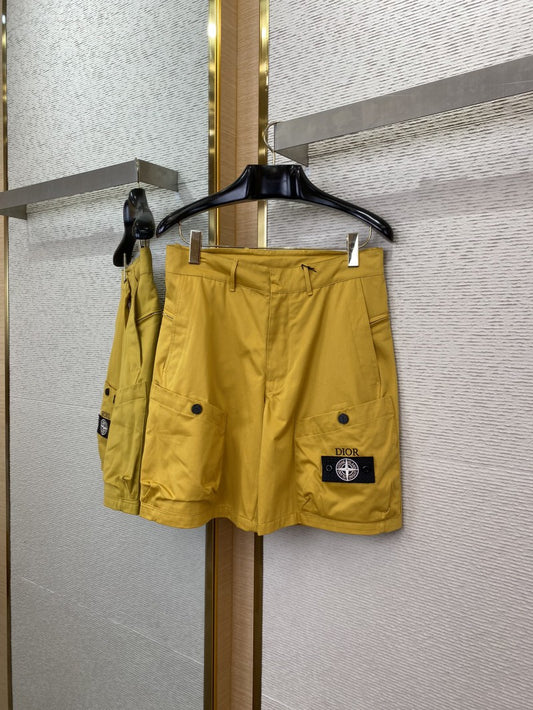 Yellow Worker Shorts