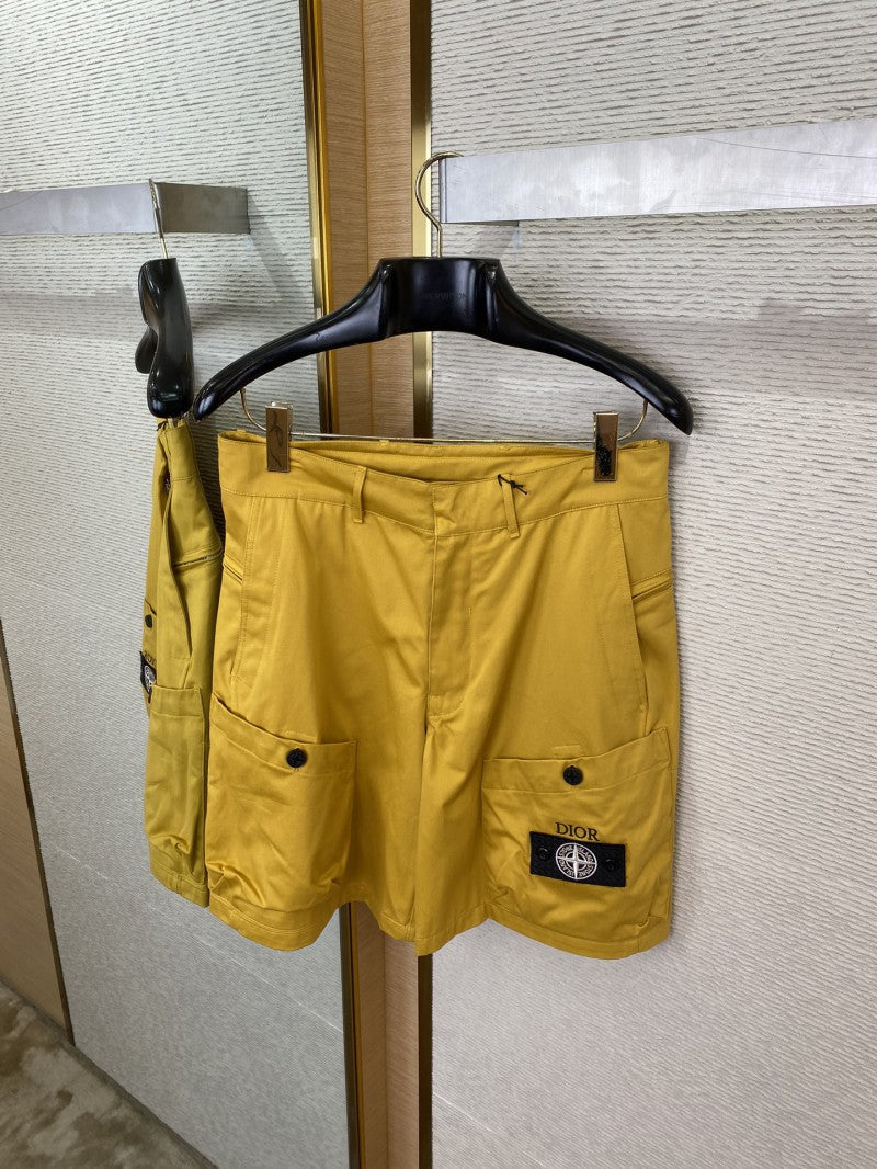 Yellow Worker Shorts