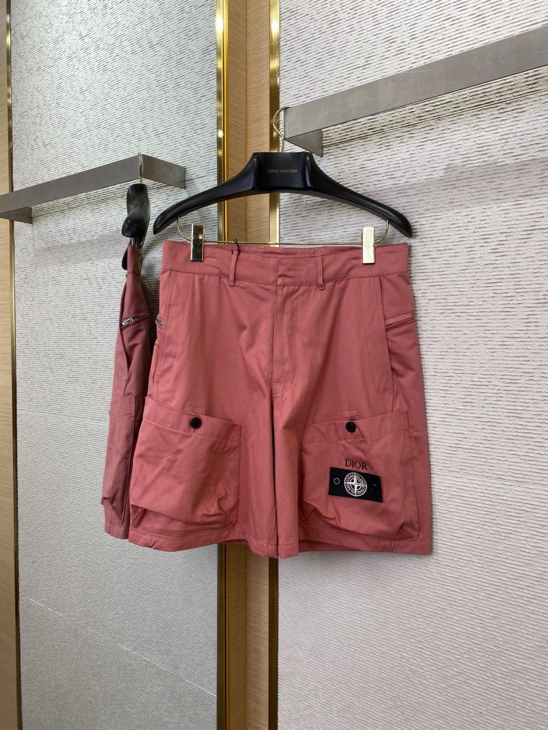 Burgundy Worker Shorts