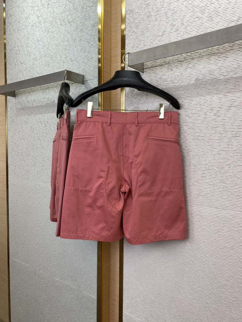 Burgundy Worker Shorts