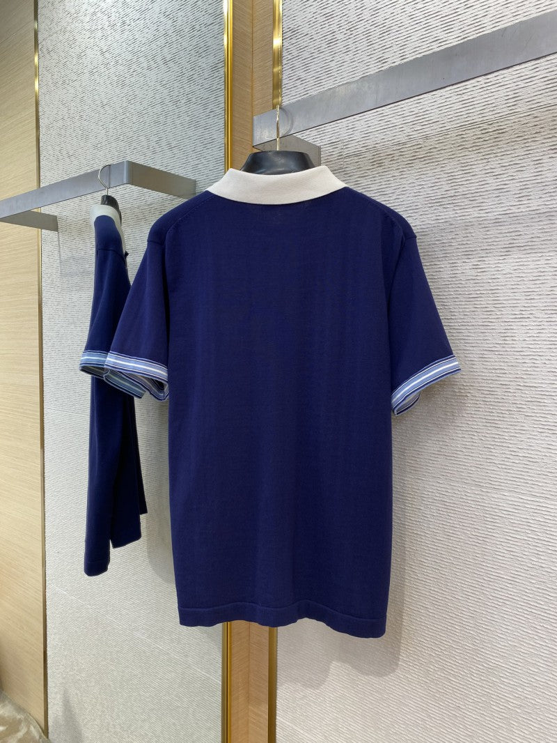 Orchid Embroidery Polo Shirt