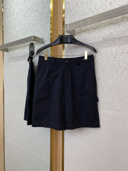 Jacquard Shorts Black