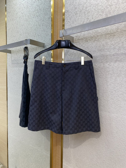 Jacquard Shorts Navy