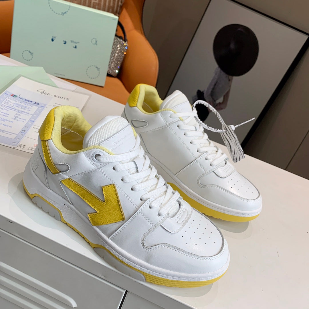 Off-White Yellow & White Out of Office